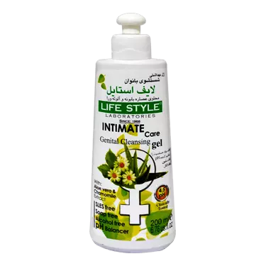 ژل شستشو بانوان عصاره بابونه و آلوئه ورا 200 میلی لیتر لایف استایل